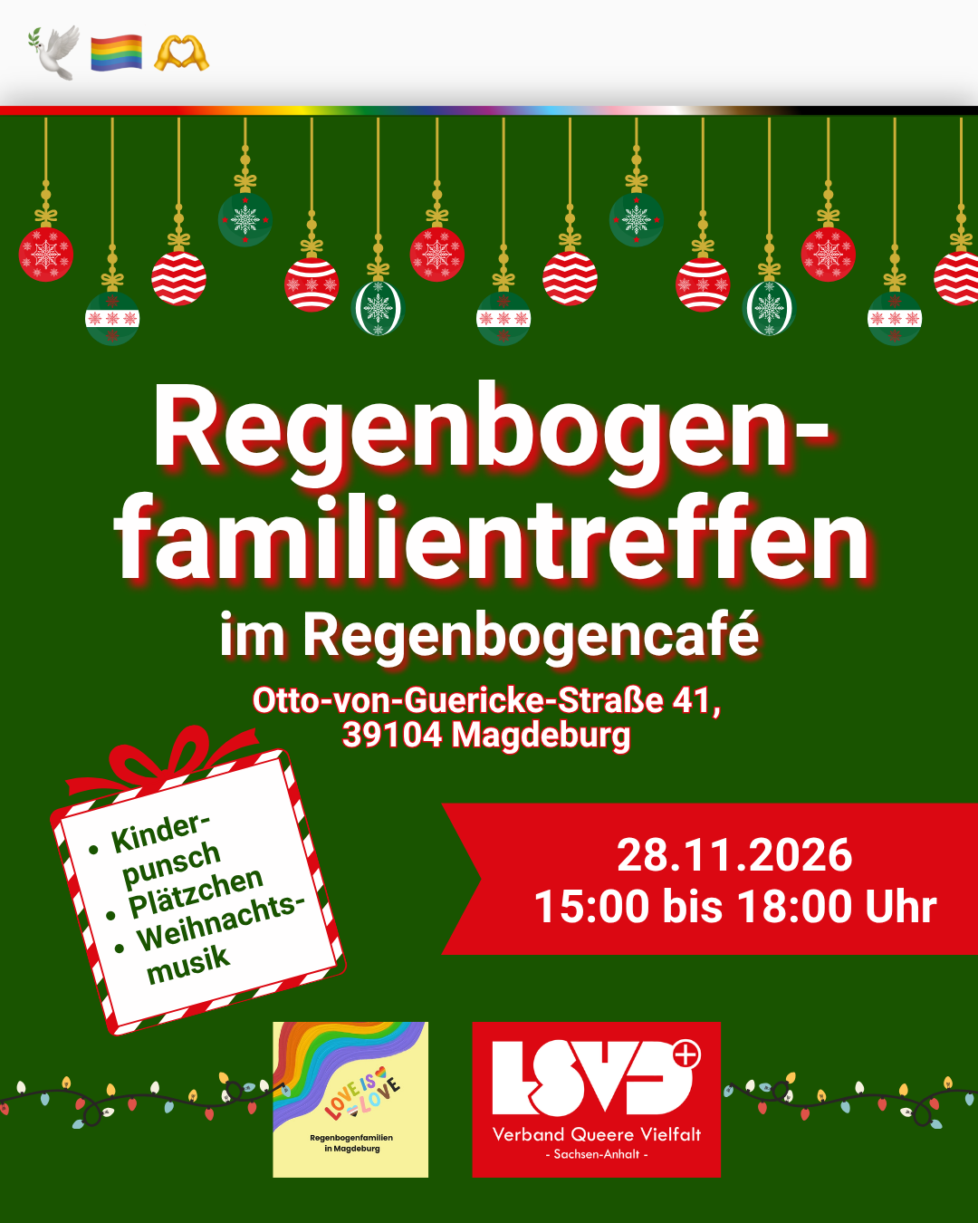 Regenbogenfamilientreffen im Regenbogencafé