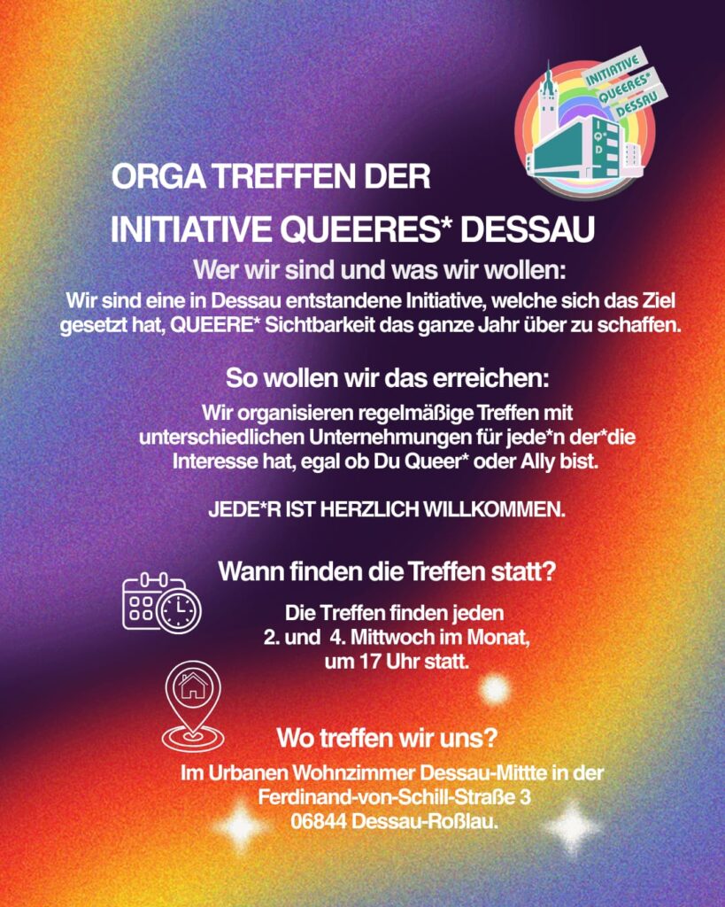 Planungstreffen der Initiative Queeres Dessau